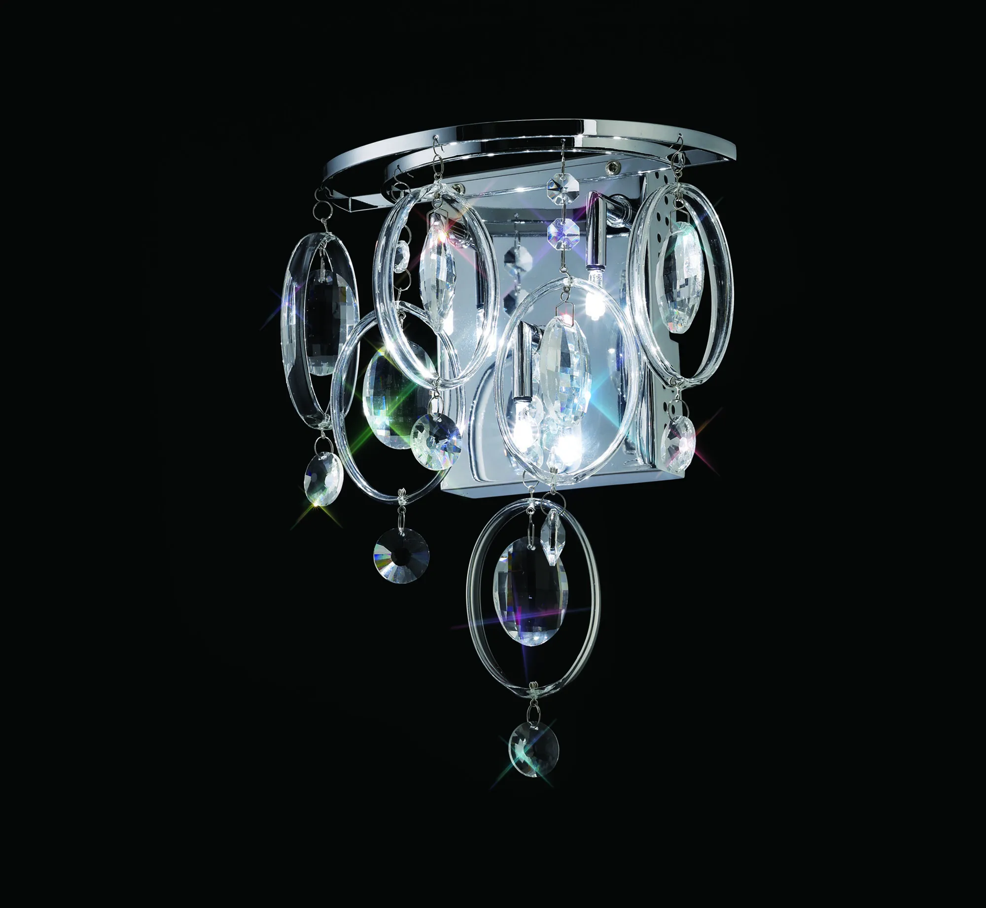IL31350  Solana Crystal Wall Lamp 3 Light